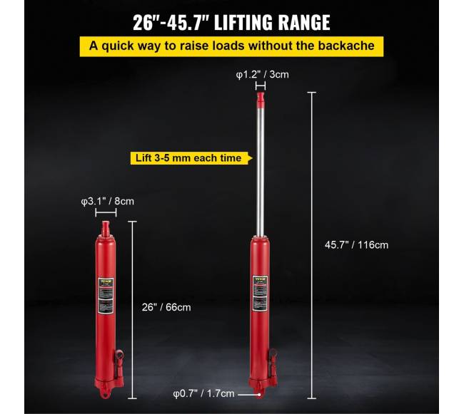 Hidraulinis domkratas, 3 tonų talpa2