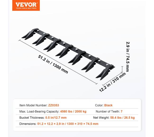 53 colio kibiro dantų juosta traktoriui6