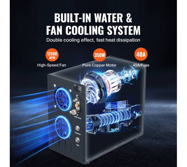 Nešiojamas pcp oro kompresorius su automatine sustabdymo funkcija2