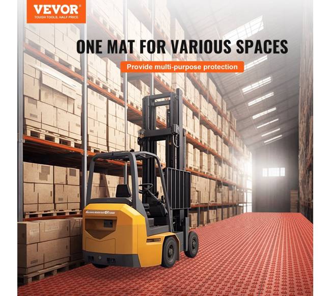 Sujungiamos garažo plytelės, 50 vnt., raudonos1