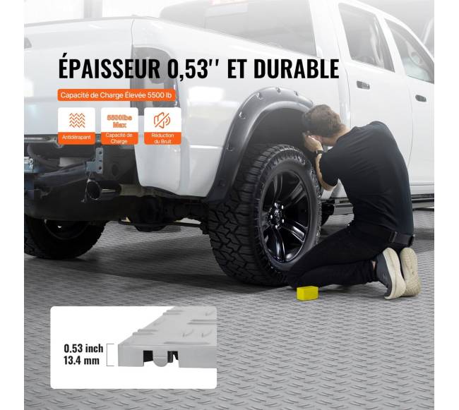 Neužrakinamos garažo plytelės, 305 x 305 mm2