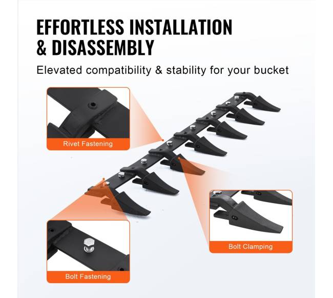 Kaušo dantų juosta, 150 cm su 7 dantimis2