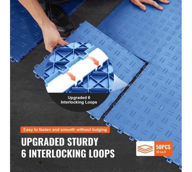 Mėlynos garažo plytelės 50 vnt komplektas5