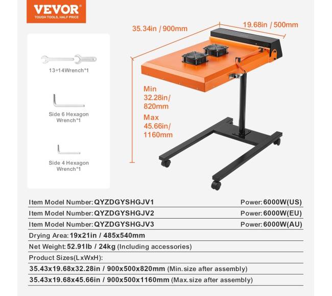 6000W automatinis infraraudonųjų spindulių džiovintuvas6
