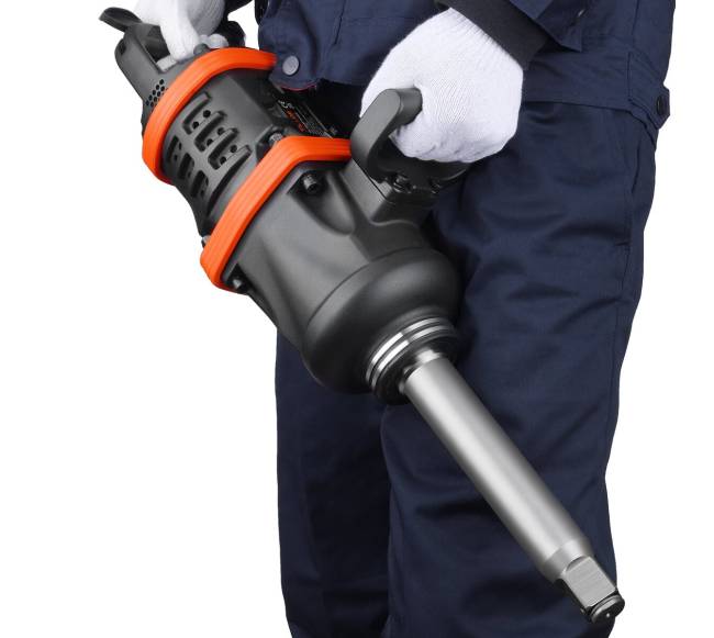 2,5 cm oro smūginis veržliaraktis su 20 cm prailgintu priekalu8