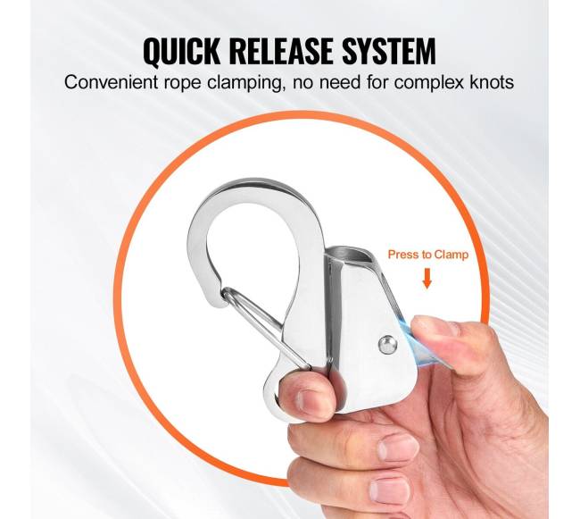 Nerūdijančio plieno inkarinis kablis su greitu atleidimu2