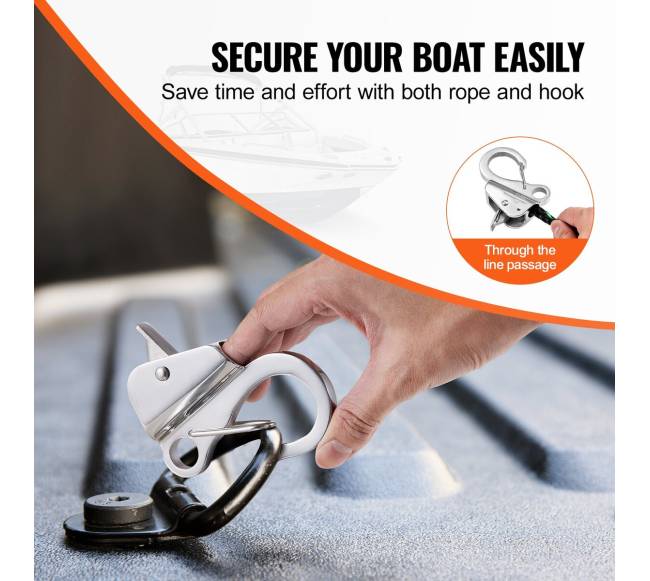 Nerūdijančio plieno inkarinis kablis su greitu atleidimu3