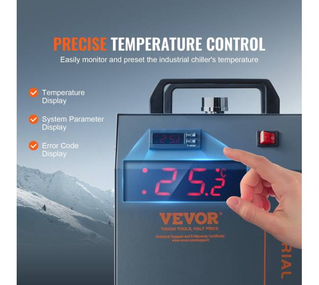 Pramoninis vandens šaldytuvas CO2 lazeriui4