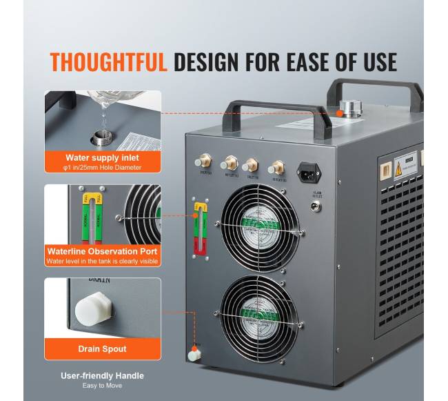 Pramoninis vandens šaldytuvas CO2 lazeriui5
