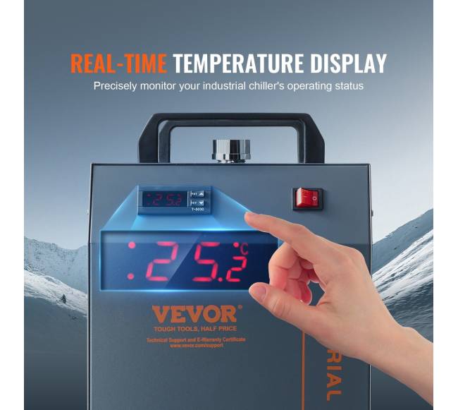 Pramoninis vandens aušintuvas CW-5200 CO2 lazerių graviravimo mašinoms4