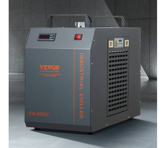 Pramoninis vandens aušintuvas CW-5200 CO2 lazerių graviravimo mašinoms7