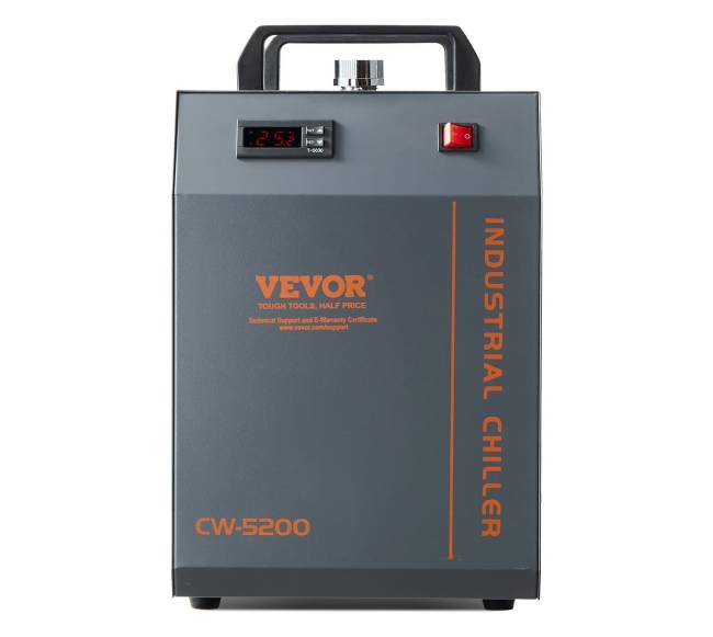 Pramoninis vandens aušintuvas CW-5200 CO2 lazerių graviravimo mašinoms10