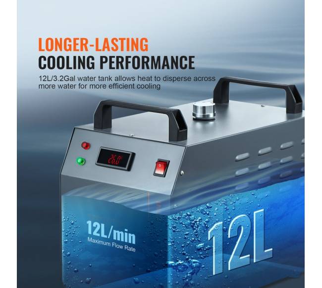 Pramoninis vandens šaldytuvas CW-3000 aušinimo sistema3