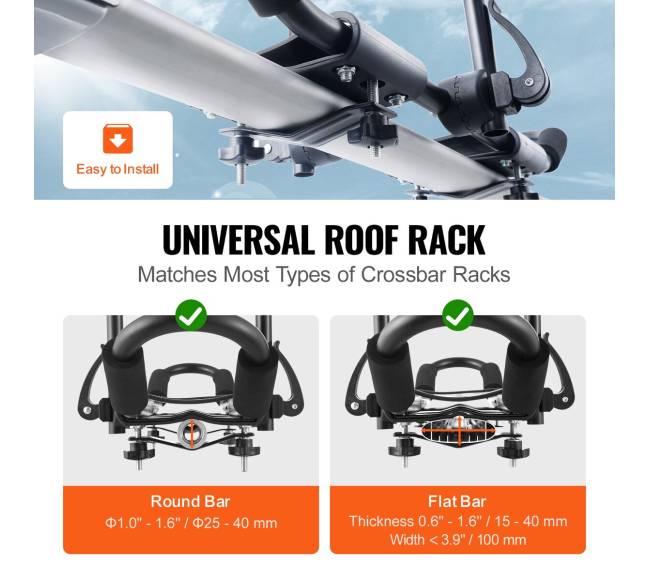 J-bar tipo keltuvas kanojų stogo laikikliui3