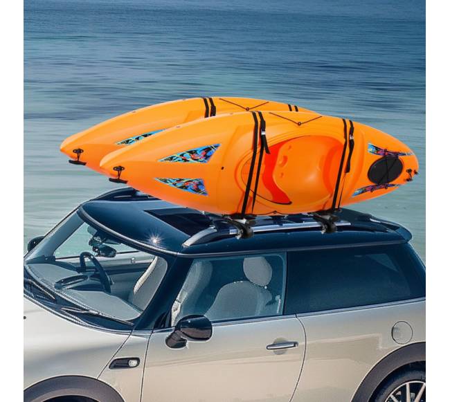 Dviguba J-formos kajakų stogo bagažinė7