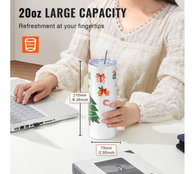 12 vienetų sublimacinių puodelių rinkinys4