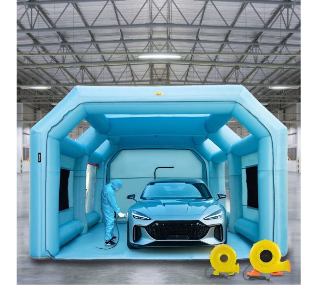 Pripučiamas dažymo tentas su filtru 8,5x4,6x3 m7