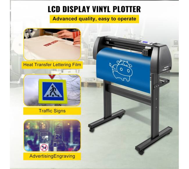 870 mm vinilų pjaustymo mašina su SignCut programine įranga1