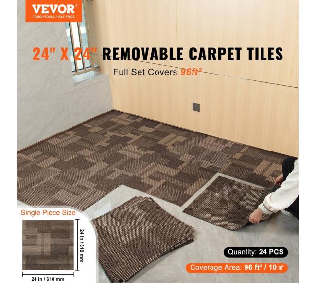 Kiliminės plytelės su paminkštinimu, 24 plytelės1