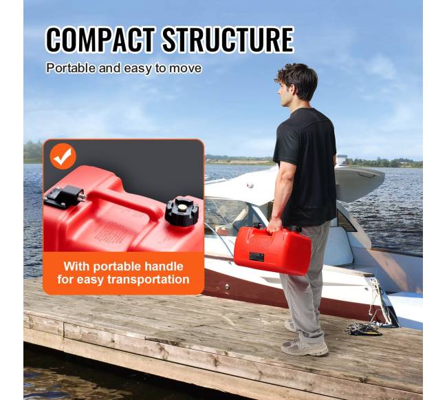 Nešiojamas 12L kuro bakas laivams5