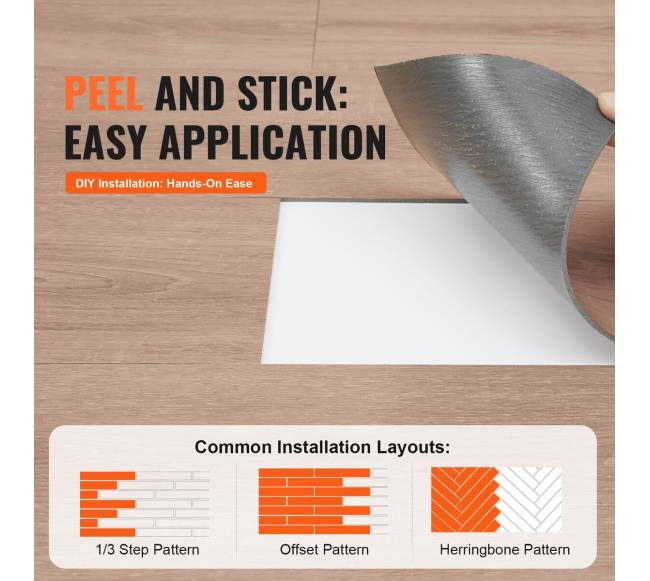 Lipnios vinilinės grindų plytelės su natūralaus medžio dizainu4