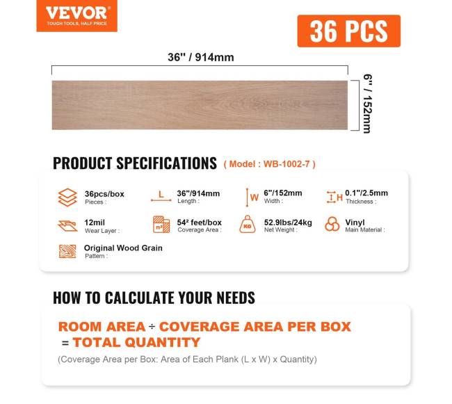 Lipnios vinilinės grindų plytelės su natūralaus medžio dizainu6