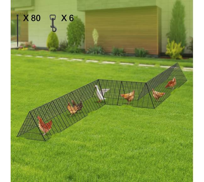 Vištų tuneliai kiemui, 729 x 200 x 61,5 cm7