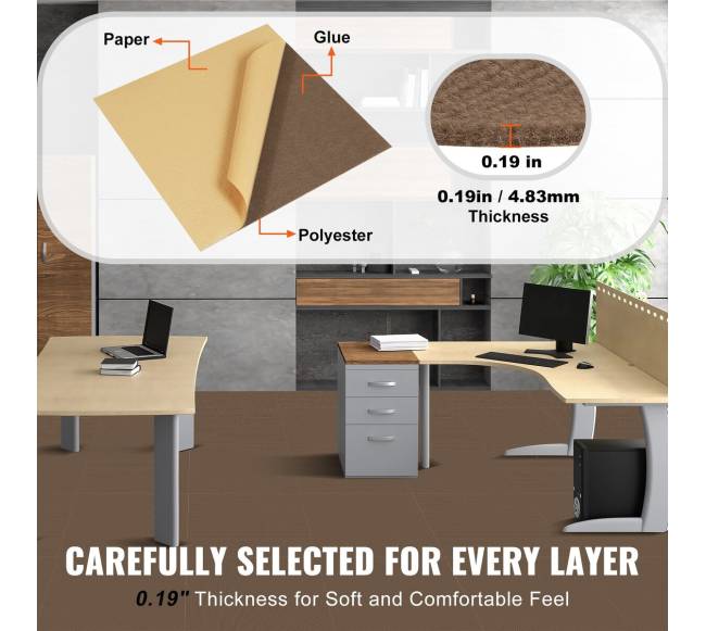 Lipnios kiliminės plytelės, tamsiai rudos spalvos2