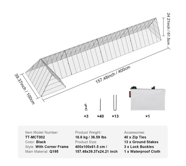 Vištų tuneliai su kampų rėmais6