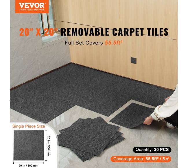 Plytelės kilimui su paminkštinimu, 20 plytelių1