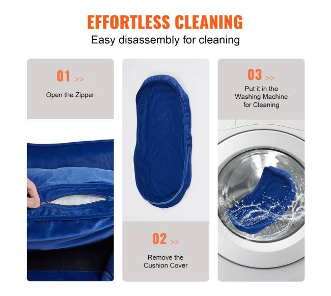 Tamsiai mėlyna augintinio sofa, 37 kg svoris5