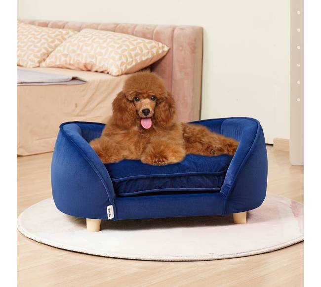 Tamsiai mėlyna augintinio sofa, 37 kg svoris7