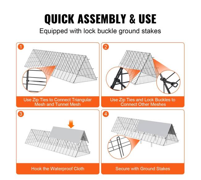 Vištų tuneliai: 300 x 71 x 61.5 cm3