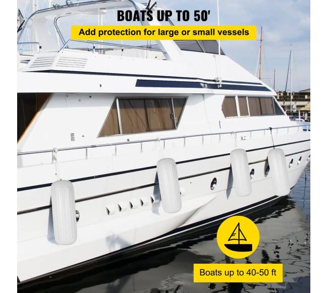 4 šoninės valties fenderys 25,4 x 71,1 cm5