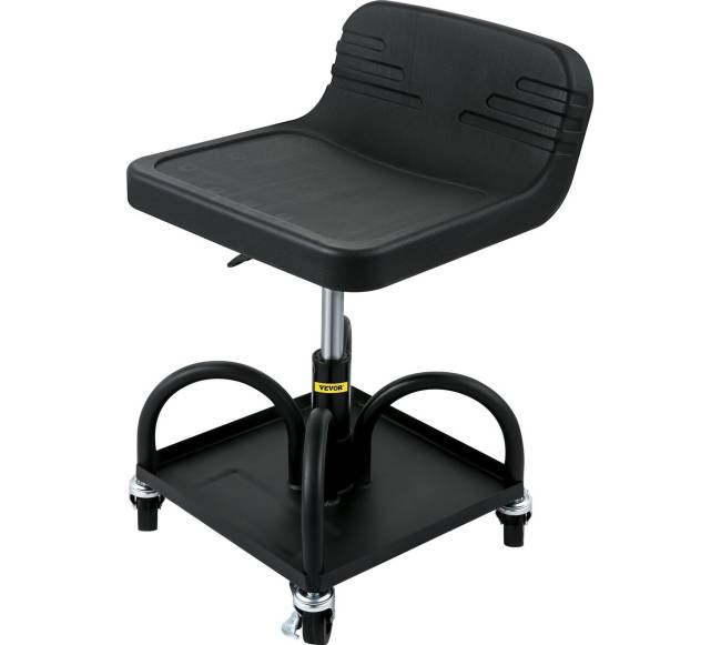 Reguliuojama garažo kėdutė su ratukais, 135 kg0