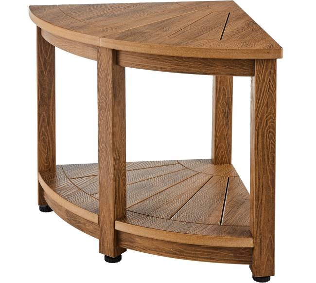 Kampinė dušo kėdė su lentyna9