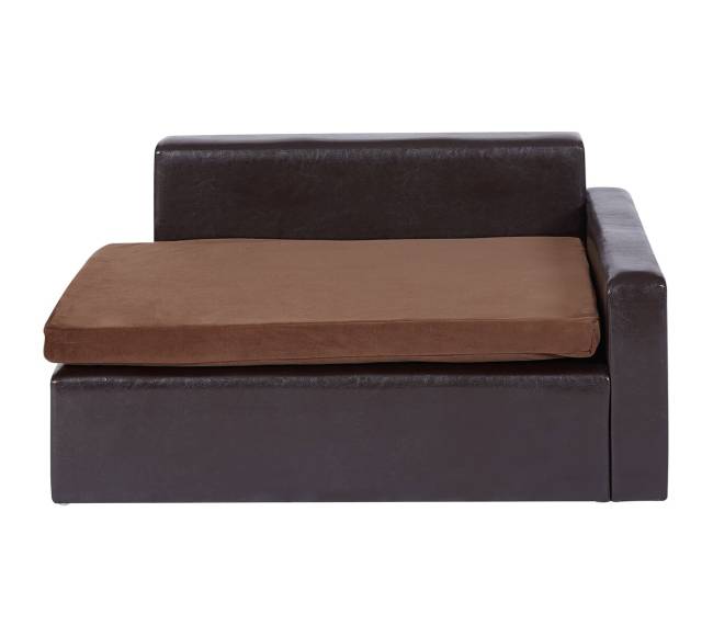Šunų ir kačių sofa iš odos, juoda9