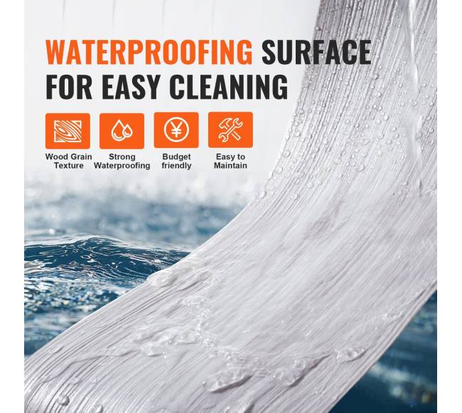 Lipnios vinilinės grindų plytelės šviesios pilkos spalvos3