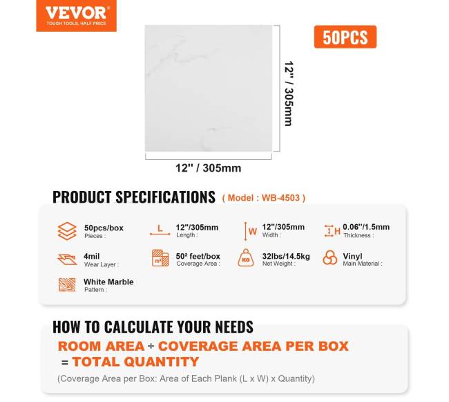 Lipni vinilinė grindų danga su baltu marmuru6