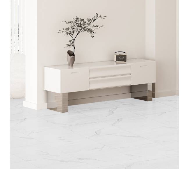 Lipni vinilinė grindų danga su baltu marmuru7