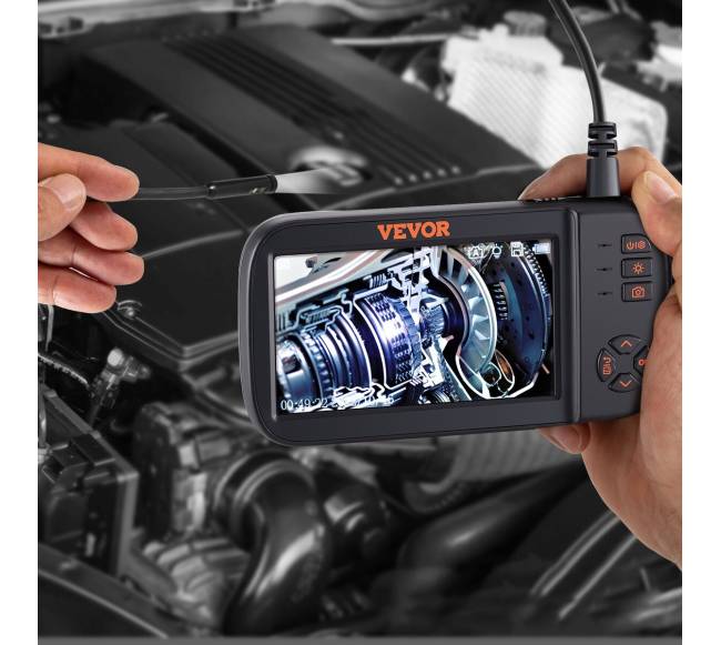 Trijų objektyvų endoskopo kamera, 4.5 colių ekranas7