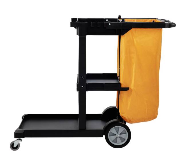 Valymo vežimėlis su 3 lentynomis9