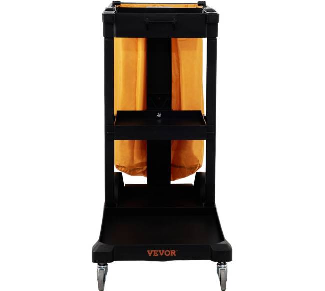 Valymo vežimėlis su 3 lentynomis10