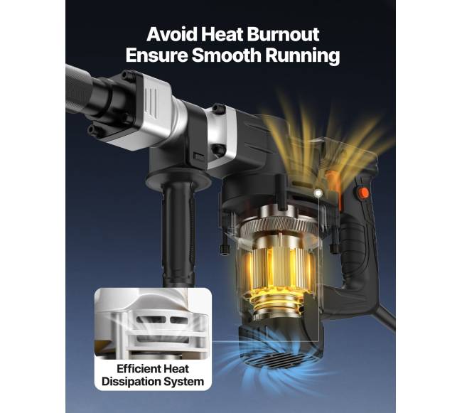 Elektrinis kūjis betono griovimui 1600W4