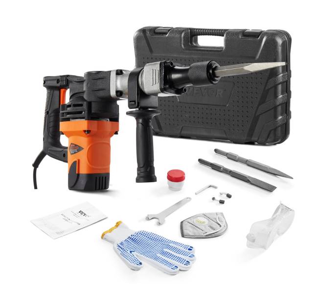 Elektrinis kūjis betono griovimui 1600W8