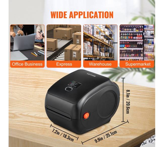 Terminis etikečių spausdintuvas 4x6 USBBluetooth6