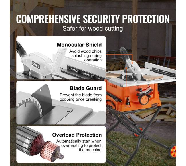 Stalinis pjūklas su stovu 254 mm 4800 aps.min.3