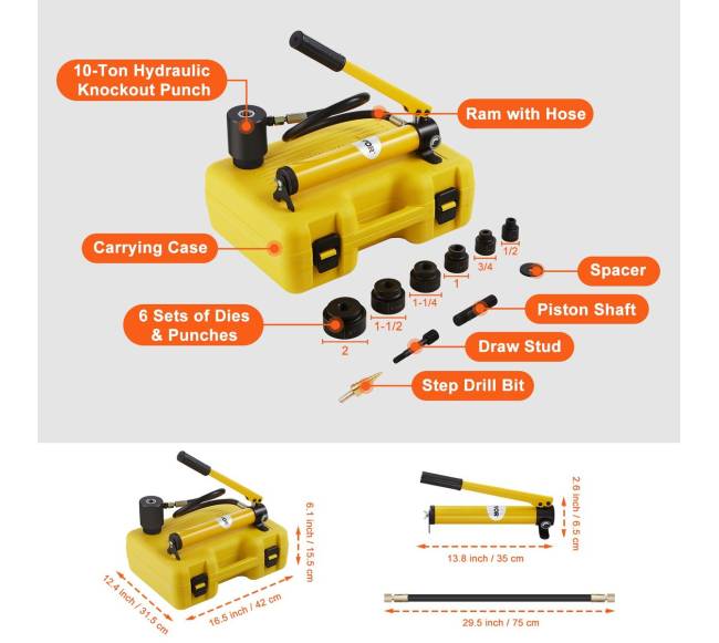 10 tonų hidraulinis išmušimo koštukas6