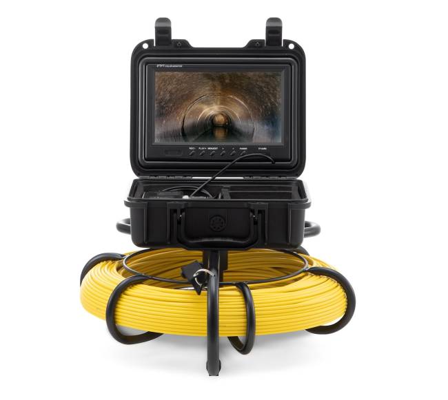 Kanalizacijos vamzdžių apžiūros kamera 9 colių ekranas8