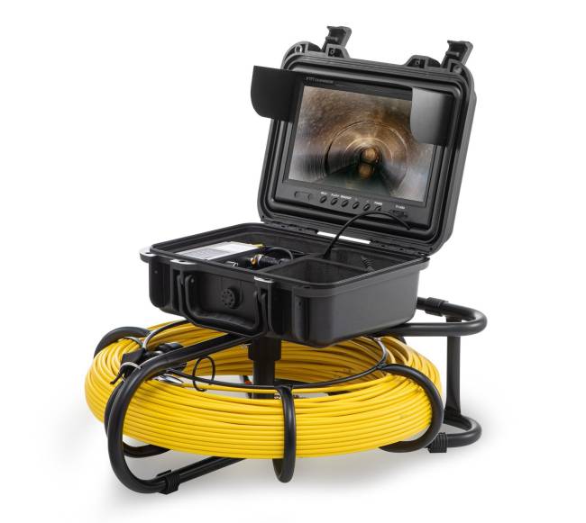Kanalizacijos vamzdžių apžiūros kamera 9 colių ekranas9